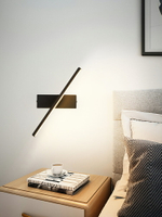 【免運】可開發票 北歐創意輕奢床頭壁燈 現代簡約客廳臥室樓梯陽臺過道LED閱讀壁燈