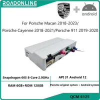 For Porsche Macan 2018-2023/Porsche Cayenne 2018-2021/Porsche 911 2019-2020 Original System Upgrade Dual System Android BOX