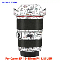 EF 16-35mm F4 L IS USM Anti-Scratch Lens Sticker Protective Film Body Protector Skin For Canon EF 16-35mm F4 L IS USM