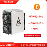 New Asic Miner Canaan Avalon Made A1246 93T±5% Bitcoin Asic Crypto Machine