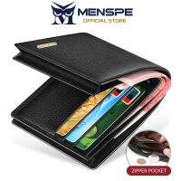 [ส่งฟรี] MENSPE Men's Wallet Thickened Cash Slot Simple Short Wallet Soft PU Business Wallet Retro W