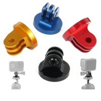 For GoPro Tripod Mount Adapter 1/4 Thread Adapter CNC Aluminium Alloy for Go Pro Hero 9/7/5/4/3/2+ Action Camera Accessories