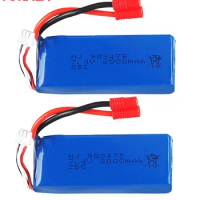 7.4V 2000mAh for X8C X8W X8G X8HW X8HC X8HG K70 K70C K70W K70 quadrocopter high capacity Lipo battery 903475