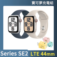 寶可夢充電組【Apple 蘋果】Apple Watch SE2 2023 LTE 44mm(鋁金屬錶殼搭配運動型錶帶)