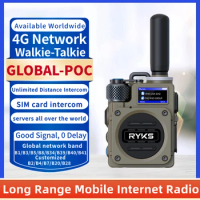 walkie talkie 4G POC radio PTT Radio Network Radio 4G walkie talkie POC 1000km 500KM