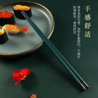 巴拉熊合金筷子家用一人一筷高檔防滑防霉耐高溫創意新款合金筷子