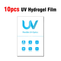 10pcs UV Hydrogel Film Universal Mobile Phone Straight Curved Screen Protector Film Cut Machine UV Vacuum Curing Machine