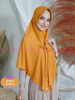Baru Lina Livia Hijab Safea Kerudung Instan 3 Gaya 1 Syari Jumbo Jersey Premium