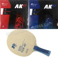 Pro Combo Racket Yinhe V14 V-14 pro with AK47 RED and AK47 BLUE rubbers