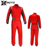 Waterproof Racing Jacket Composite Fabric Motorcycle Onesie Wear Resistant Racing Onesie Quick Dry Onesies Red Motorcycle Jacket