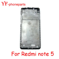 10Pcs Middle Frame For Xiaomi Redmi Note 5 Back Cover Battery Door Housing Bezel Repair Parts