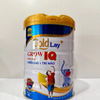 Sữa CHIỀU CAO TRÍ NÃO cho bé từ 1-15 tuổi Goldlay Grow IQ 900g-Hộp thiếc bột