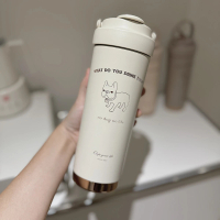 Oops your life 法鬥胖丁手提冰霸杯 750ml 304不鏽鋼陶瓷內膽(大象杯 冰霸杯 吸管杯 保溫杯)