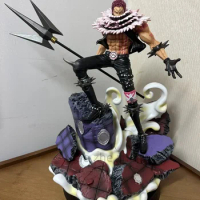 One Piece Anime Figure King Of Artist Charlotte Katakuri Pvc Action Figure Collectible Model Toy Gift Toys For Children 37cm