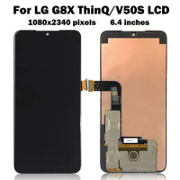 AMOLED LCD Screen For LG G8X G8X V50S ThinQ LCD Display With Frame Touch Screen Digitizer For LG G8X LCD Replacement