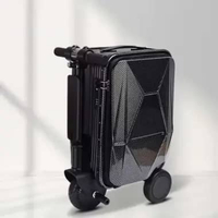 LEVEO Koper Skuter Elektrik Kabin Airwheel Style Luggage 20 Inch - S1 Biru Tua