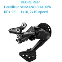 DEORE M5100 Series -RD-M5120-SGS-Rear Derailleur - SHADOW RD+ - 2x11, 1x10, 2x10-speed MTB &amp; Road bicycle acesssories cycling