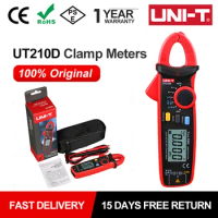 UNI-T Clamp Meter Digital UT210E UT210D AC Current Mini Clamp Multimeter True RMS Pliers Ammeter UT210C UT210A UT210B Auto Range
