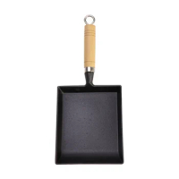 Egg Pot Cooking Tool Cookware With Handle Frying Pan Square Multifunctional Cast Iron Pancake Kitchen Nonstick Japanese Style