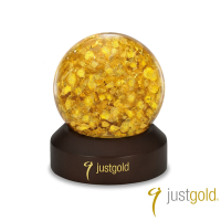 鎮金店Just Gold 工藝擺件-金箔水晶球 (旋轉版)