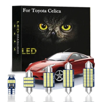 For Toyota Celica T180 T200 T230 1990-2006 Accessories Canbus Car LED Interior Map Dome Light Lience Plate Lamp Kit