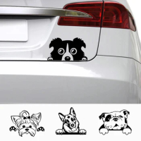 Cars Accessorie Decals Funny Dog With Name Car Decal Dogs Pet Animals Laptop Vinyl Sticker For Apple MacBook Pro/Air Decoration