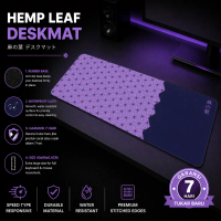Galatix Hemp Leaf MousePad Jepang DeskMat Japanase Gaming Waterproof 40x90cm x4mm