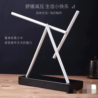 混沌擺永動機牛頓擺桌面擺件永動擺件三維立體鋼鐵俠同款永動儀