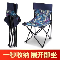 戶外折疊椅便攜式可折疊收納椅子凳子家用垂釣美術野營露營燒烤椅