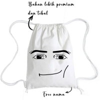 Tas Serut Mewing sigma - Stringbag Wanita Viral Aesthetic Lucu Sekolah Custom Murah