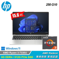 【HP 惠普】255 G10 15.6吋 R3 商務筆電【三井3C】