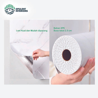 Wallpaper Foam Stiker Dinding Granit Jumbo Pvc 120 X 280 Cm Sticker Dinding Motif Mermer Hl - 133 Te