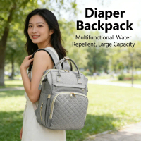 Superior Capacity Diaper Bag - Ultra-Waterproof, 20L Travel Backpack for Toddlers, Insulated Food Co