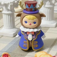 Pop Mart Pucky Animal Tea Party Series Blind Box Mystery Box Toys Doll Cute Anime Figure Desktop Ornaments Collection Gift