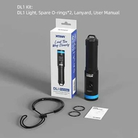 Xtar Laser Selam Pointer Dive Light Green Beam 2000M IPX8 - DL1 KT IH Hitam