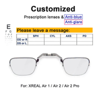 Prescription Lenses For Xreal Air/Air 2/Pro/One AR Smart Glasses Custom Myopia Hyperopia Astigmatism