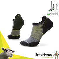 SmartWool 美麗諾羊毛 機能跑步局部輕量減震踝襪(2入)/戶外排汗機能襪_中性灰