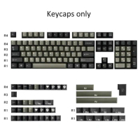 Cherry Profile 153keys ABS Double Shoot Keycaps For Cherry Mx Switch Mechanical Gaming Keyboard Grey Black Matte Touch Key Caps
