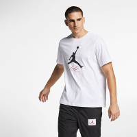 NIKE 上衣 男款 短袖上衣 運動 AJ 喬丹 AS JUMPMAN FLIGHT HBR TEE 白 AO0665-100
