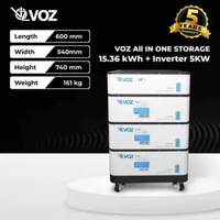 Voz LifePO4 All In One Energy Storage System 5KW Inverter + 15.36kWh