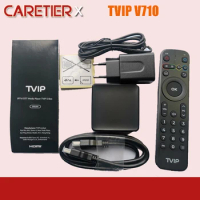 5pcs 2023 New TVIP710 IPTV box Android 11.0 TV BOX 4K Ultra HD 1G 8G Amlogic S905W2 TVIP 710 Media Player vs TVIP530 TV Box