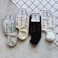【S.One】韓國襪 韓國製造 空運來台 小花小碎花滿版隱形襪 船形襪 正韓襪 女襪 COZY