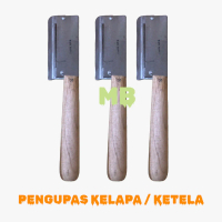pengupas kelapa / alat pengupas ketela / peeler kulit kelapa / pisau pengupas