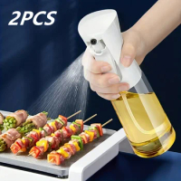 Oil Spray Bottle For Cooking Kitchen Olive Oil Sprayer For Camping BBQ Baking Vinegar Soy Sauce 200ml 300ml Kitchen Accessories
