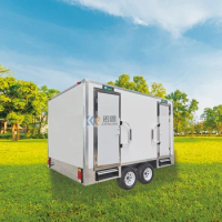 DOT Approve Toilet-Trailer With Shower Outdoor Portable Bathroom With Airconditioner For Sale