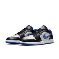 NIKE 休閒鞋 男鞋 運動鞋 AIR JORDAN 1 LOW 黑銀藍 553558-007 (3B3534)