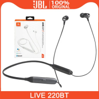 JBL LIVE 220BT In-Ear Headphones With Voice Control Bluetooth Earphones Sports Running Bass Sound Wireless Earbuds With Mic