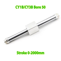 CY1B50-100 CY3B50-100 CY1B50-500 CY3B40-500 Rodless cylinder 50mm bore 2000mm stroke high pressure cylinder
