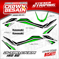 Decal Striping Vinyl Kawasaki D-Tracker 150 SE Variasi Racing Stiker Semifull D-Tracker 150 SE- SDSE