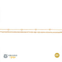 UBS Gelang Kaki Emas - Kkp7414k - 8k